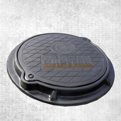 Nắp hố ga Composite khung âm thân tròn