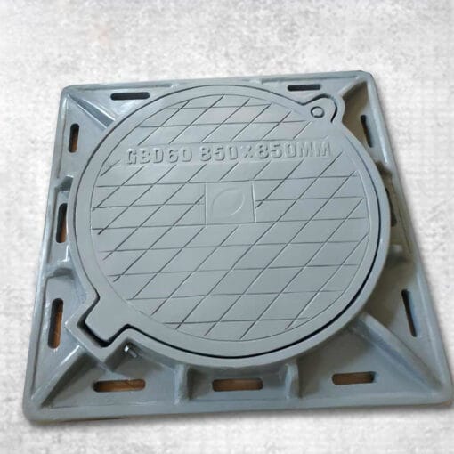 Nắp hố ga 850x850 mm Composite - Khung âm |[Chống trộm hiệu quả]