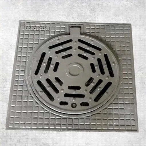 Nắp Hố Ga Gang Thu Nước 900x900 - Khung dương [CoTBX]